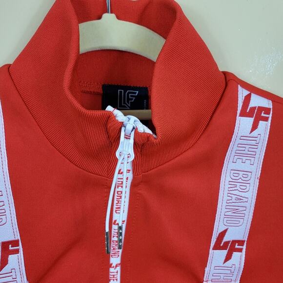 LF the Brand Cropped Branded Logo Vest in Red Size S - Picture 11 of 12